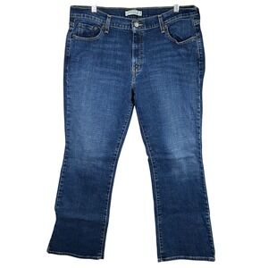 Levi's 515 Boot Cut Jeans Women's Size 16 M Medium‎ Wash Blue Denim EUC